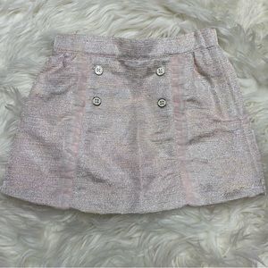 Janie and Jack NWT light pink shimmery lined skirt size 3T